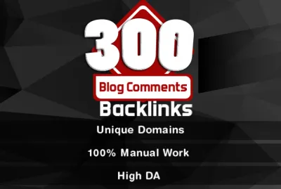 300 High Quality Dofollow Blog Comments Backlinks